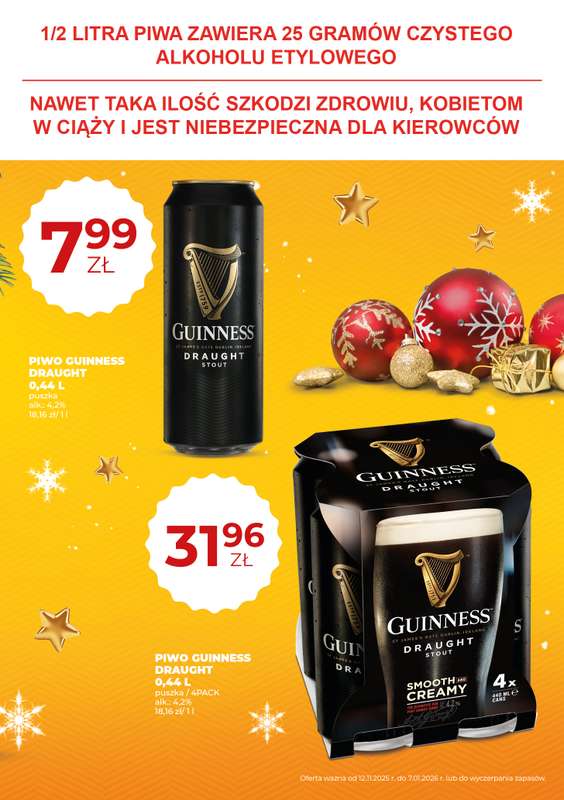 Duży Ben - gazetka promocyjna Piwa świąteczne od piątku 14.11 do środy 07.01 - strona 10