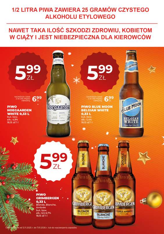 Duży Ben - gazetka promocyjna Piwa świąteczne od piątku 14.11 do środy 07.01 - strona 5