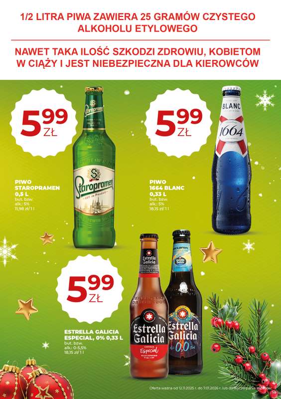 Duży Ben - gazetka promocyjna Piwa świąteczne od piątku 14.11 do środy 07.01 - strona 4