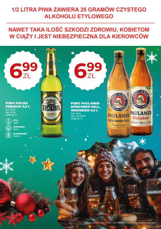 Duży Ben - gazetka promocyjna Piwa świąteczne od piątku 14.11 do środy 07.01 - strona 8