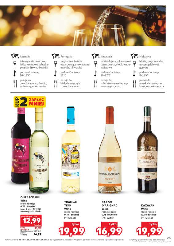 Kaufland - gazetka promocyjna Barek Kauflandu  do środy 26.11 - strona 25