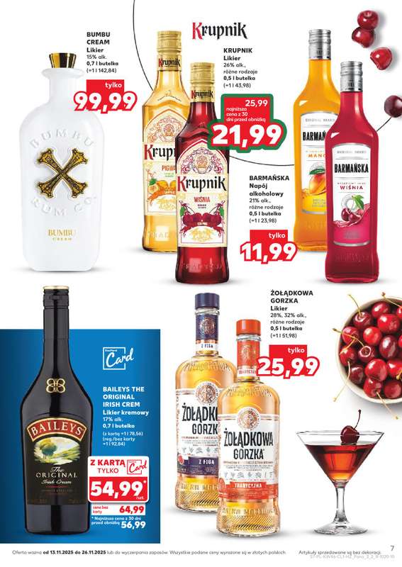 Kaufland - gazetka promocyjna Barek Kauflandu  do środy 26.11 - strona 7