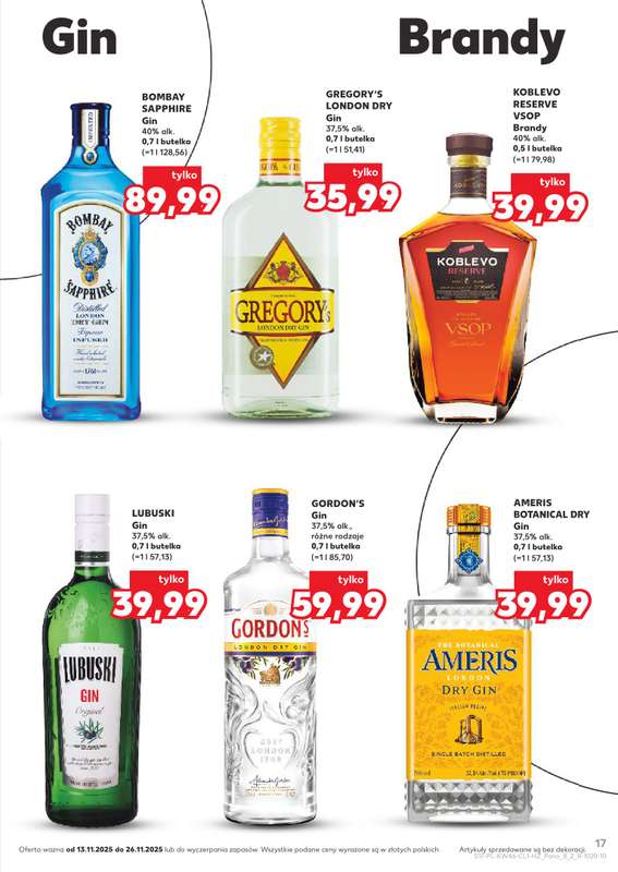 Kaufland - gazetka promocyjna Barek Kauflandu  do środy 26.11 - strona 17