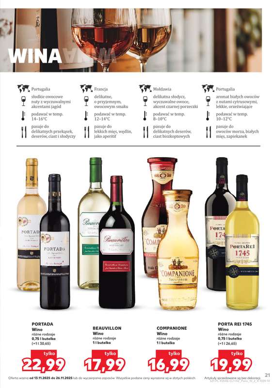 Kaufland - gazetka promocyjna Barek Kauflandu  do środy 26.11 - strona 21