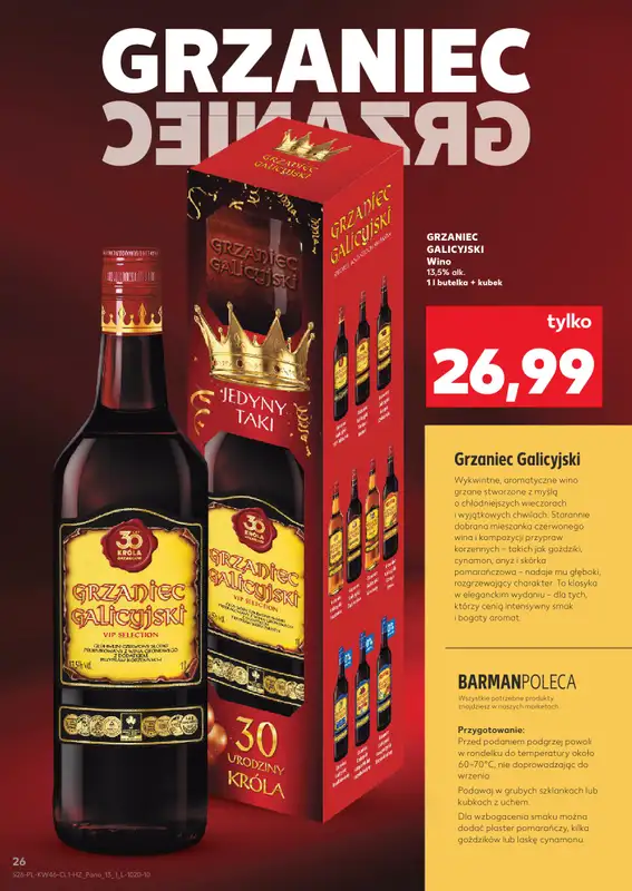 Kaufland - gazetka promocyjna Barek Kauflandu  do środy 26.11 - strona 26