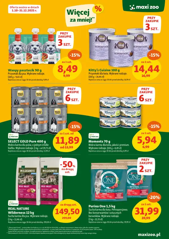 MAXI ZOO - gazetka promocyjna Gazetka  do środy 03.12 - strona 7