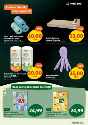 MAXI ZOO - gazetka promocyjna Gazetka  do środy 03.12 - strona 3