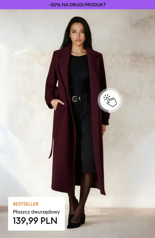 Sinsay - gazetka promocyjna -50% na KAŻDY DRUGI, tańszy produkt od piątku 14.11 do poniedziałku 17.11 - strona 37