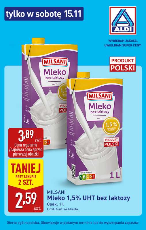 Aldi - gazetka promocyjna Super oferty na sobotę! od soboty 15.11 do soboty 15.11 - strona 5