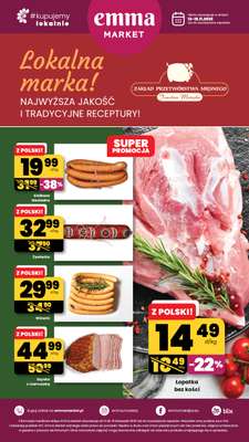 emma MARKET - gazetka promocyjna Plakat promocyjny od piątku 14.11 do środy 19.11