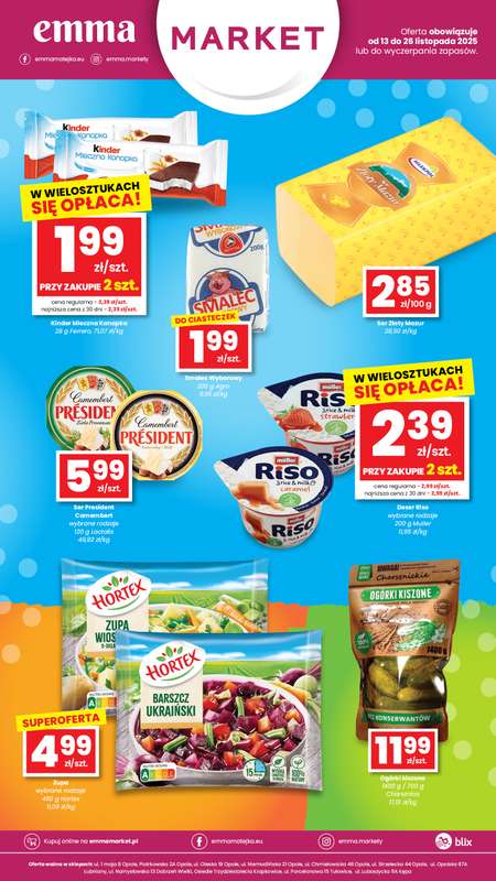 emma MARKET - gazetka promocyjna Plakaty promocyjne od piątku 14.11 do środy 26.11 - strona 3