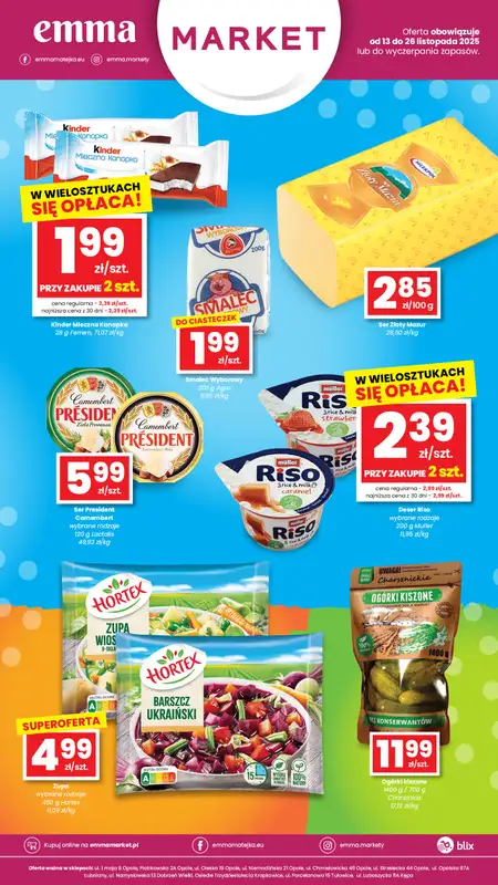 emma MARKET - gazetka promocyjna Plakaty promocyjne od piątku 14.11 do środy 26.11 - strona 3