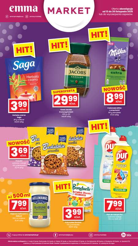 emma MARKET - gazetka promocyjna Plakaty promocyjne od piątku 14.11 do środy 26.11 - strona 2