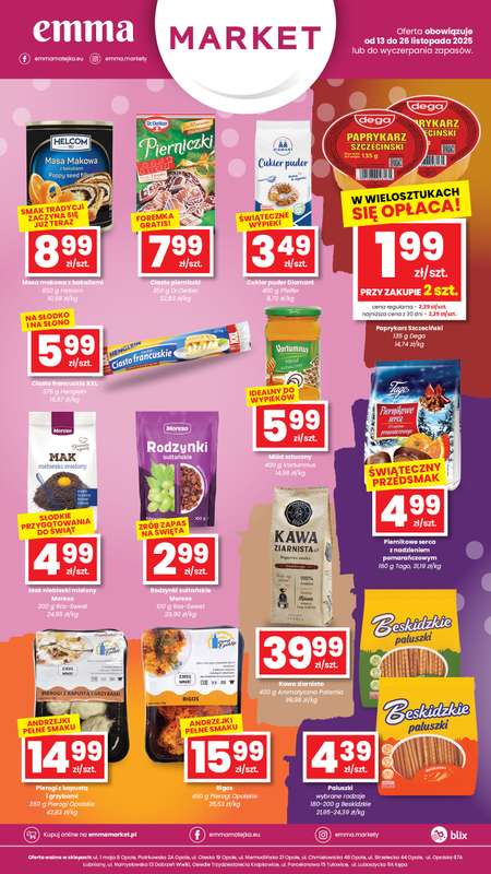 emma MARKET - gazetka promocyjna Plakaty promocyjne od piątku 14.11 do środy 26.11 - strona 4