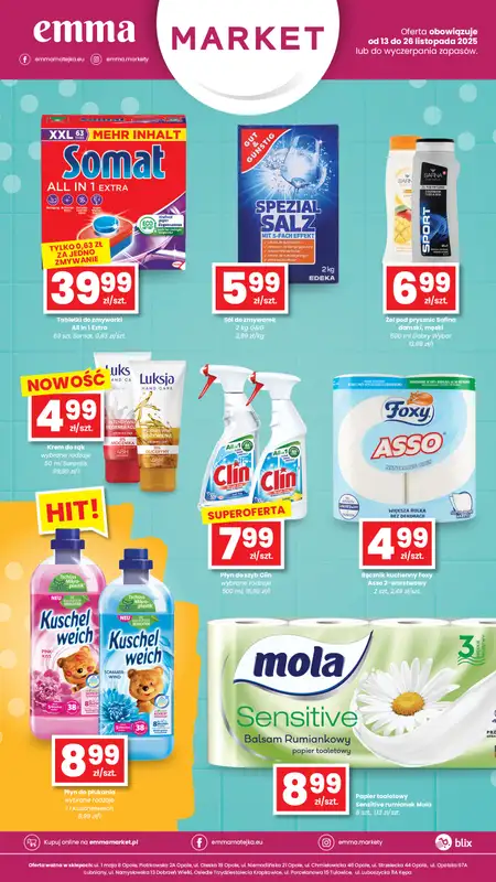 emma MARKET - gazetka promocyjna Plakaty promocyjne od piątku 14.11 do środy 26.11 - strona 5