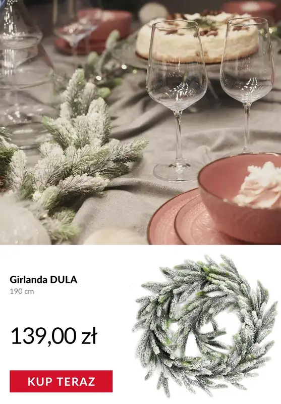 Homla - gazetka promocyjna Dekoracje świąteczne od soboty 15.11  - strona 7