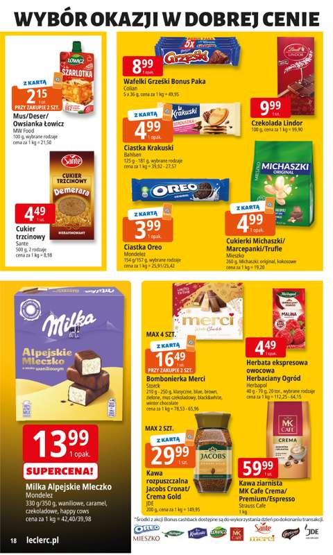 Leclerc - gazetka promocyjna Oferta E.Leclerc I Black Friday od wtorku 18.11 do soboty 29.11 - strona 18