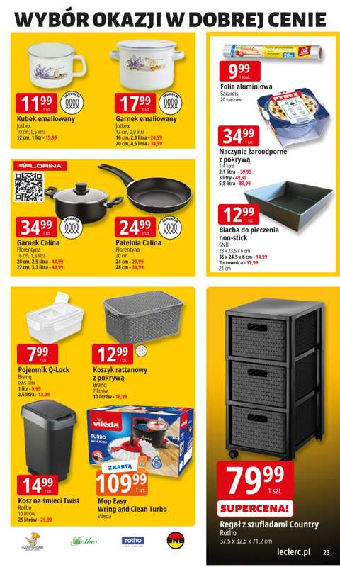 Leclerc - gazetka promocyjna Oferta E.Leclerc I Black Friday od wtorku 18.11 do soboty 29.11 - strona 23