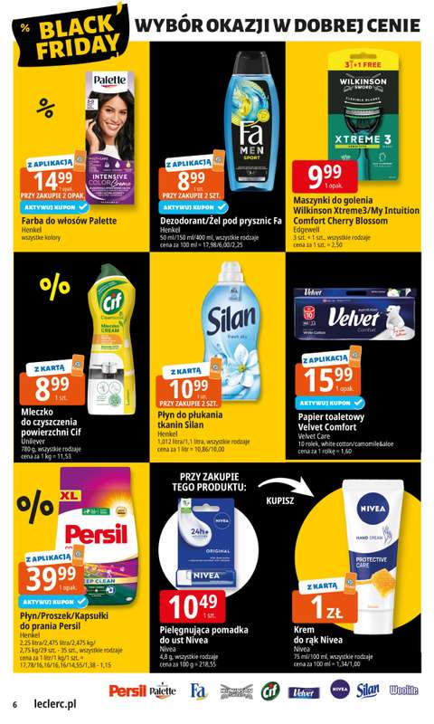 Leclerc - gazetka promocyjna Oferta E.Leclerc I Black Friday od wtorku 18.11 do soboty 29.11 - strona 6