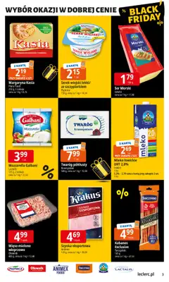 Leclerc - gazetka promocyjna Oferta E.Leclerc I Black Friday od wtorku 18.11 do soboty 29.11 - strona 3