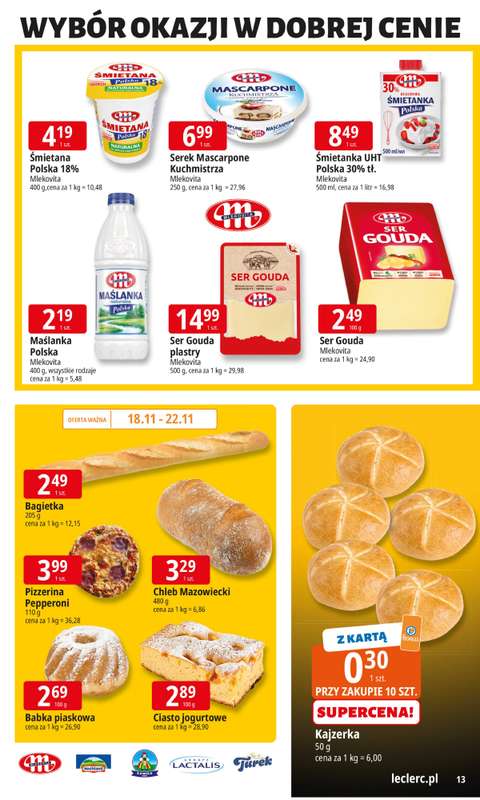Leclerc - gazetka promocyjna Oferta E.Leclerc I Black Friday od wtorku 18.11 do soboty 29.11 - strona 13