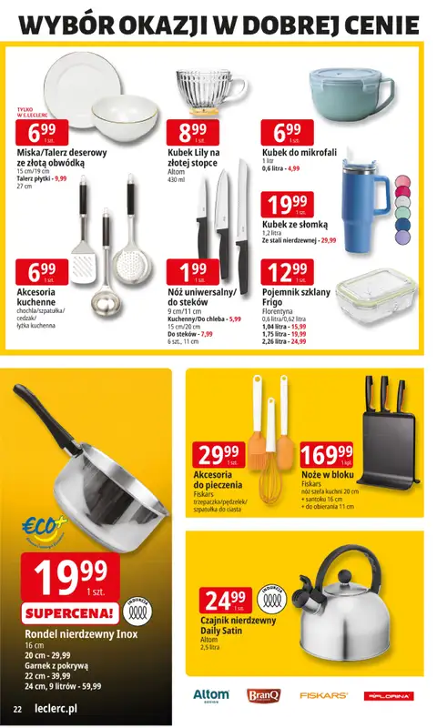 Leclerc - gazetka promocyjna Oferta E.Leclerc I Black Friday od wtorku 18.11 do soboty 29.11 - strona 22