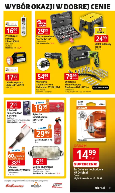 Leclerc - gazetka promocyjna Oferta E.Leclerc I Black Friday od wtorku 18.11 do soboty 29.11 - strona 31