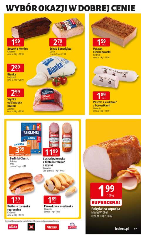 Leclerc - gazetka promocyjna Oferta E.Leclerc I Black Friday od wtorku 18.11 do soboty 29.11 - strona 17
