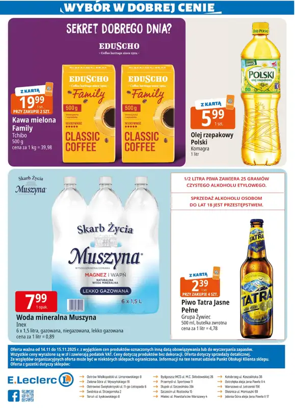Leclerc - gazetka promocyjna Oferta E.Leclerc I Wybór w dobrej cenie   - strona 2