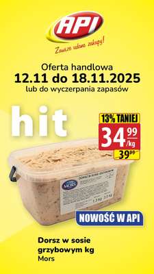 Dorsz w sosie grzybowym kg