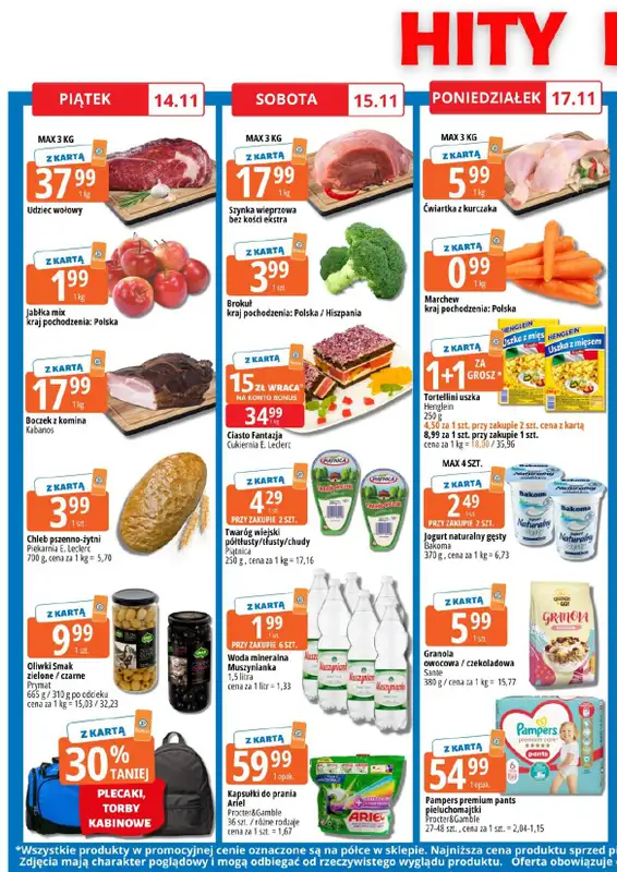 Leclerc - gazetka promocyjna Oferta Rzeszów od piątku 14.11 do czwartku 20.11