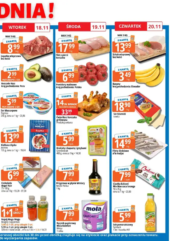 Leclerc - gazetka promocyjna Oferta Rzeszów od piątku 14.11 do czwartku 20.11 - strona 2