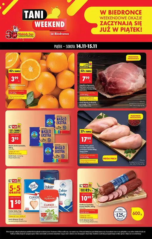 Biedronka - gazetka promocyjna Tani Weekend  