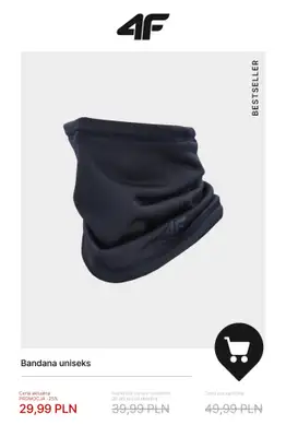 4F - gazetka promocyjna WYPRZEDAŻ: Bestsellery od piątku 14.11  - strona 6