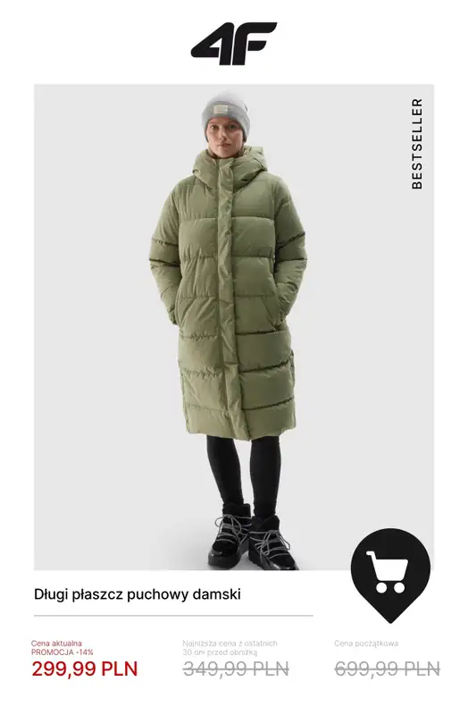4F - gazetka promocyjna WYPRZEDAŻ: Bestsellery od piątku 14.11  - strona 5