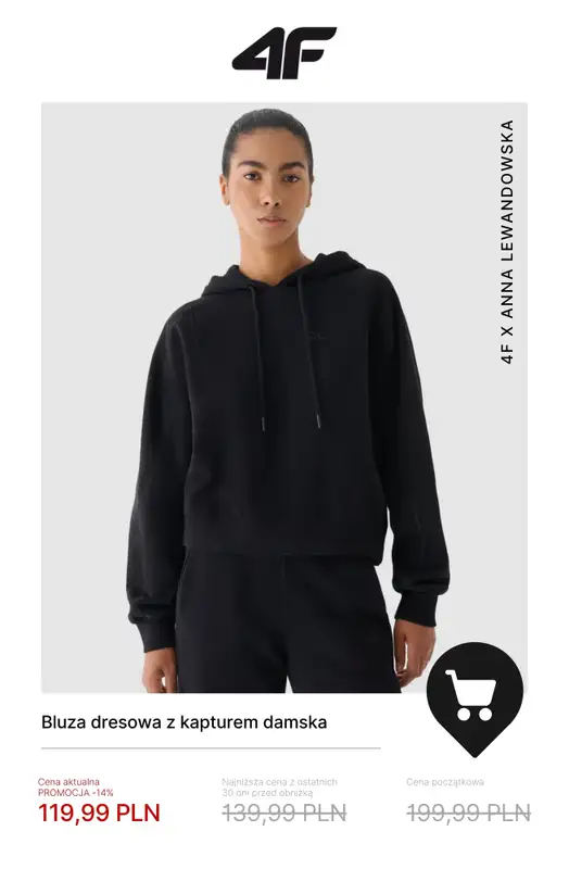 4F - gazetka promocyjna WYPRZEDAŻ: Bestsellery od piątku 14.11  - strona 2