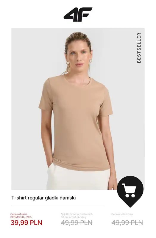 4F - gazetka promocyjna WYPRZEDAŻ: Bestsellery od piątku 14.11  - strona 3
