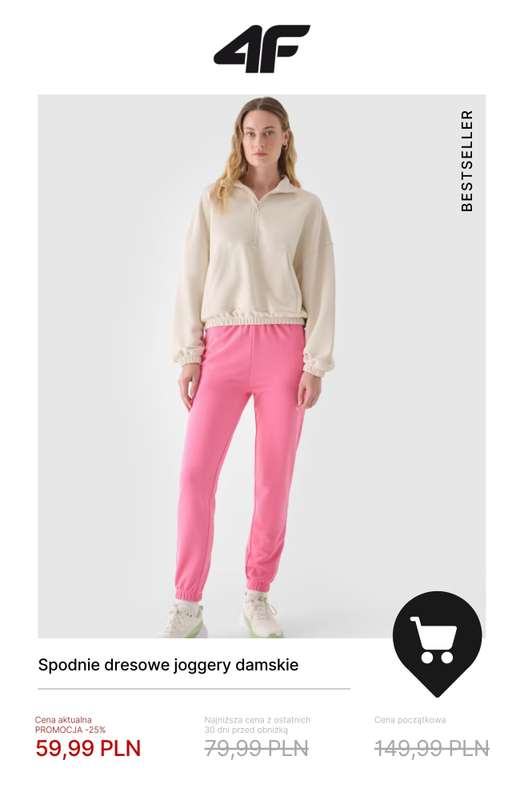 4F - gazetka promocyjna WYPRZEDAŻ: Bestsellery od piątku 14.11  - strona 9