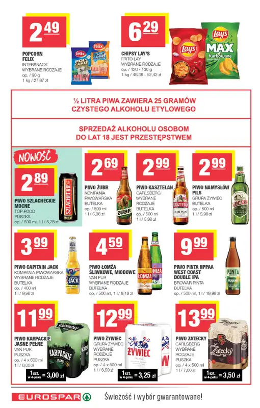 SPAR - gazetka promocyjna Gazetka Eurospar od środy 19.11 do niedzieli 30.11 - strona 14