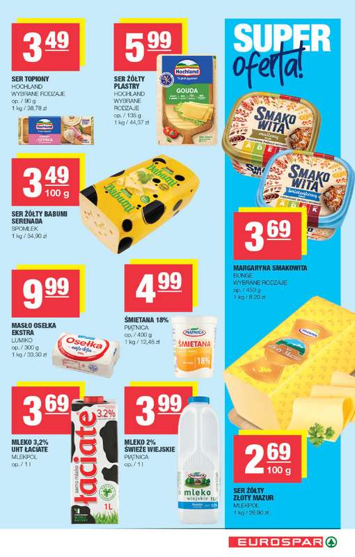 SPAR - gazetka promocyjna Gazetka Eurospar od środy 19.11 do niedzieli 30.11 - strona 5