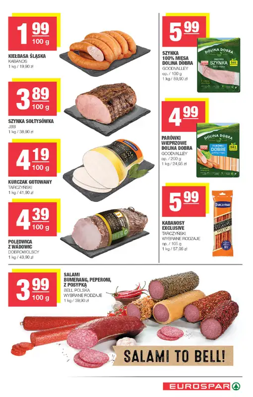 SPAR - gazetka promocyjna Gazetka Eurospar od środy 19.11 do niedzieli 30.11 - strona 7