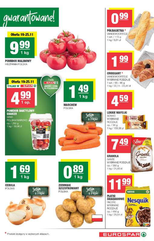 SPAR - gazetka promocyjna Gazetka Eurospar od środy 19.11 do niedzieli 30.11 - strona 3