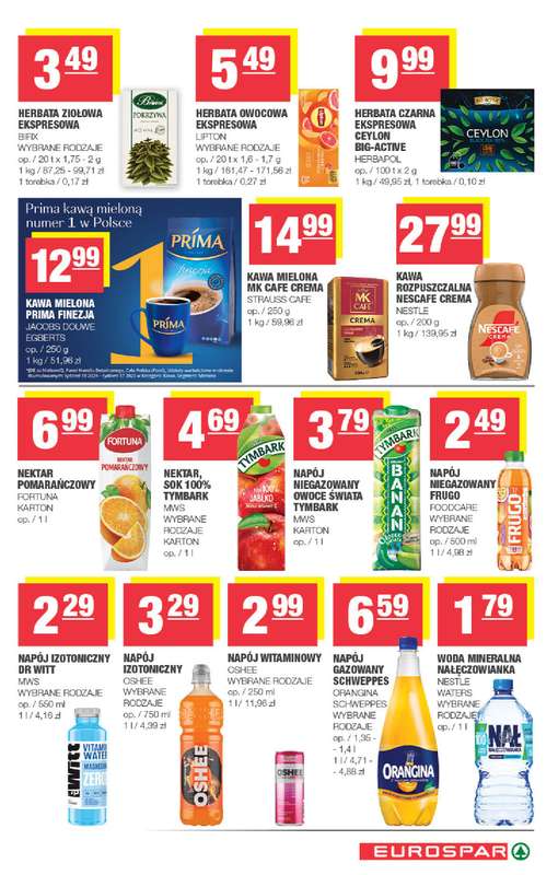 SPAR - gazetka promocyjna Gazetka Eurospar od środy 19.11 do niedzieli 30.11 - strona 13