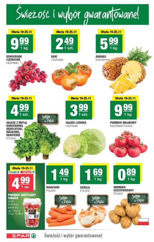 SPAR - gazetka promocyjna Gazetka Spar od środy 19.11 do niedzieli 30.11 - strona 2