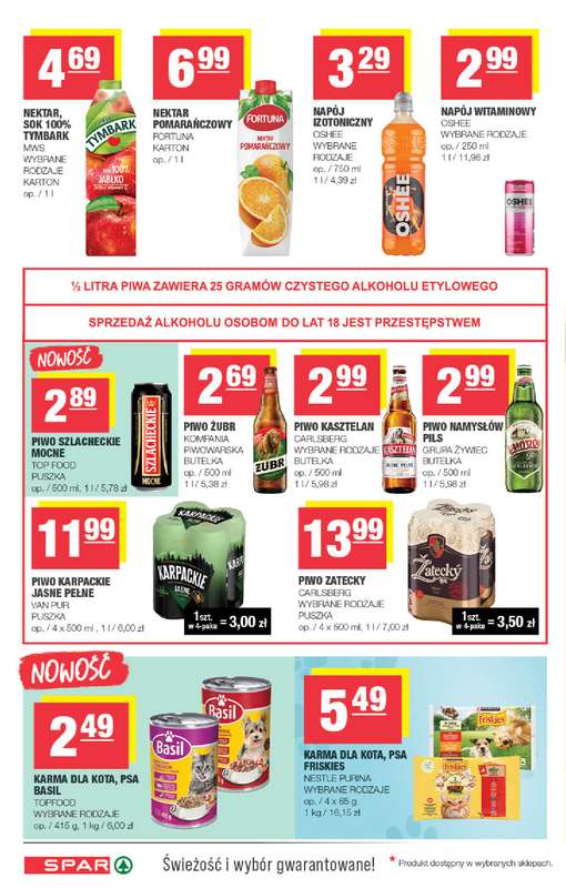 SPAR - gazetka promocyjna Gazetka Spar od środy 19.11 do niedzieli 30.11 - strona 6