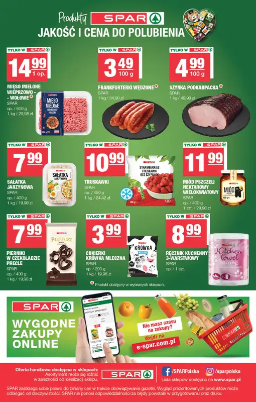 SPAR - gazetka promocyjna Gazetka Spar od środy 19.11 do niedzieli 30.11 - strona 8