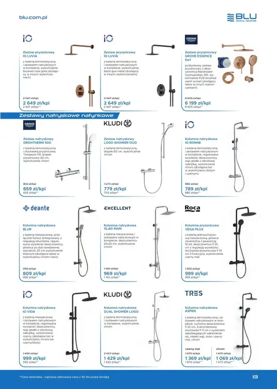 Blu Salony Łazienek - gazetka promocyjna Gazetka cz. 2 od poniedziałku 01.12 do soboty 28.02 - strona 7