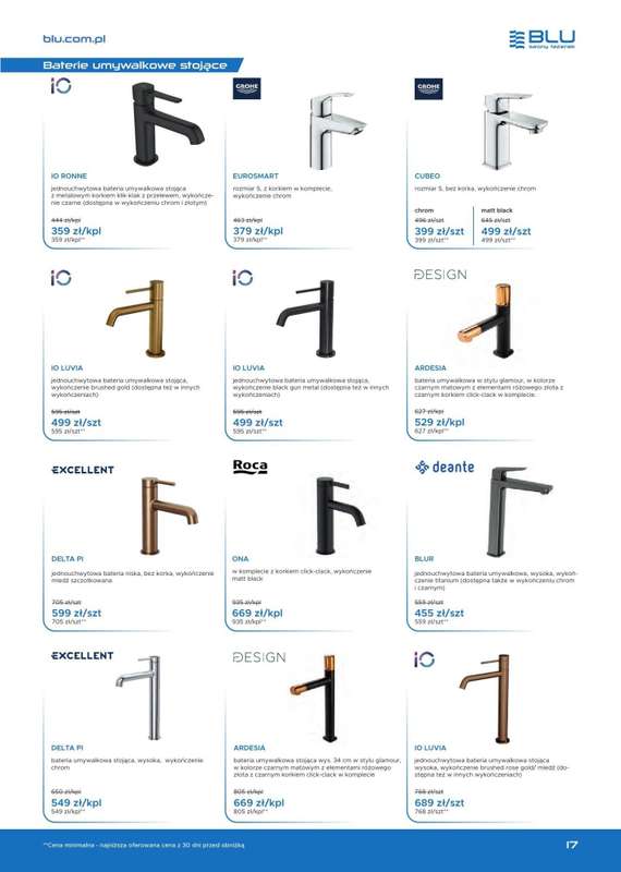 Blu Salony Łazienek - gazetka promocyjna Gazetka cz. 3 od czwartku 01.01 do soboty 28.02 - strona 5