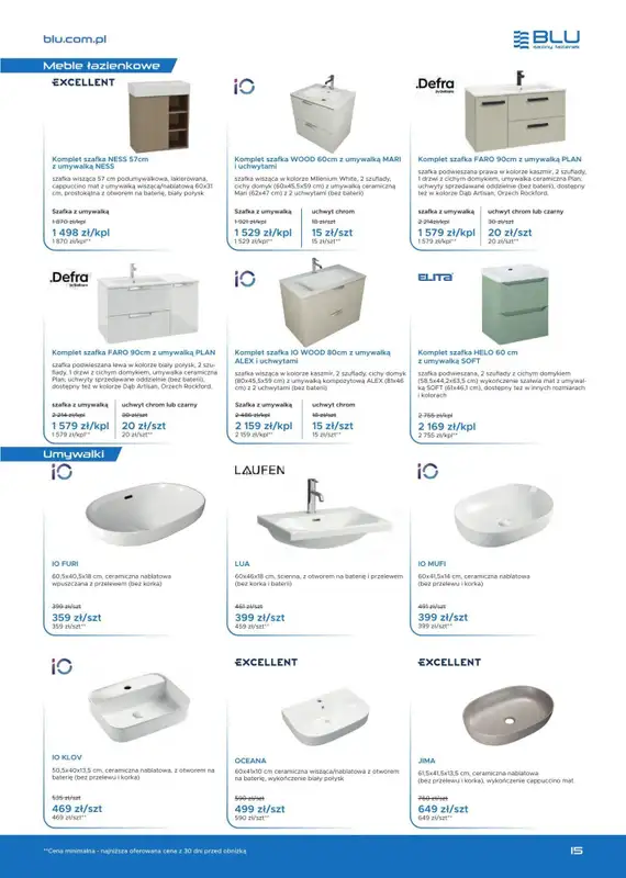 Blu Salony Łazienek - gazetka promocyjna Gazetka cz. 3 od czwartku 01.01 do soboty 28.02 - strona 3
