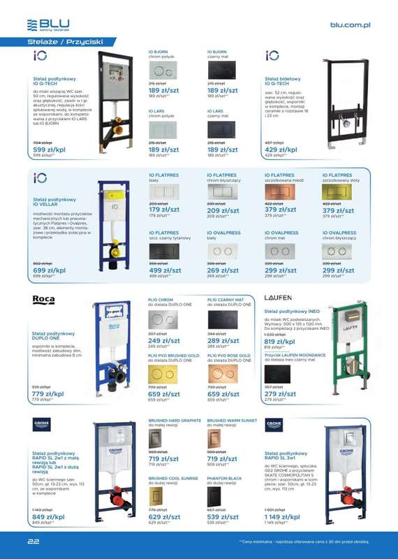 Blu Salony Łazienek - gazetka promocyjna Gazetka cz. 4 od niedzieli 01.02 do soboty 28.02 - strona 4